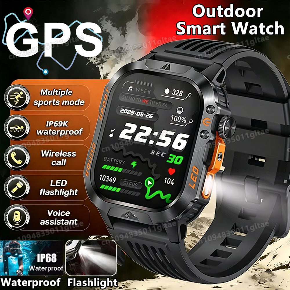 Phase Esports & Gaming Festival - 2026 Neue Militär-Smartwatch für Herren 3ATM