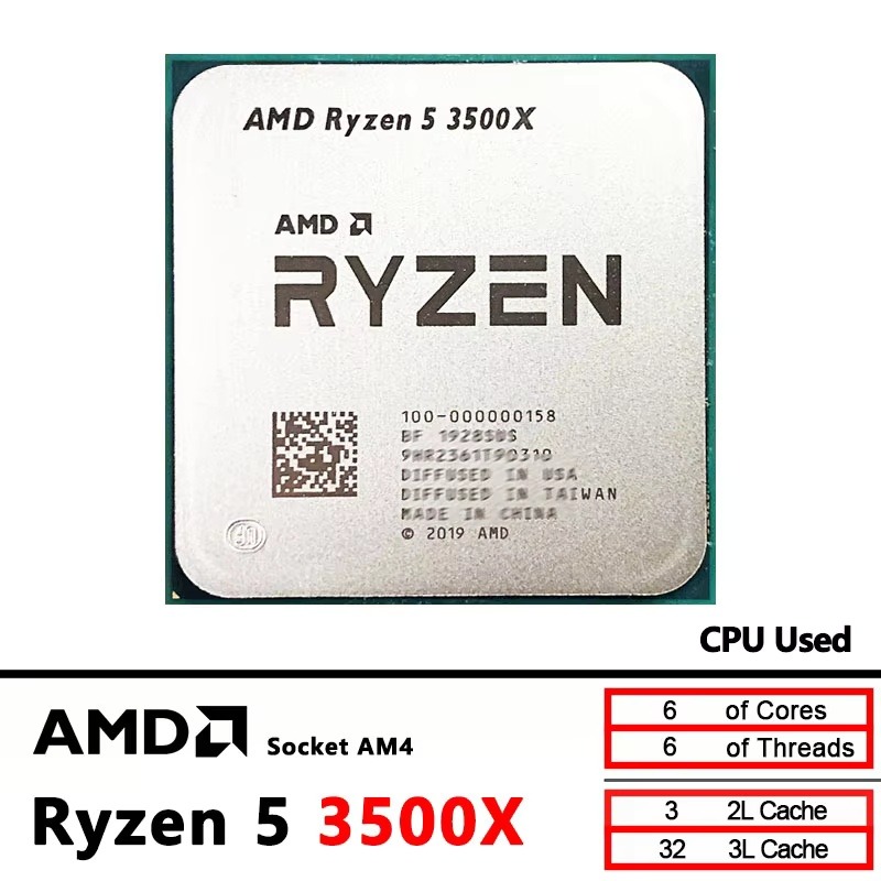 AMD Ryzen 5 3500X 3,6 GHz 6-Ke – Esports Gaming Pc Build Bewertung und Preis