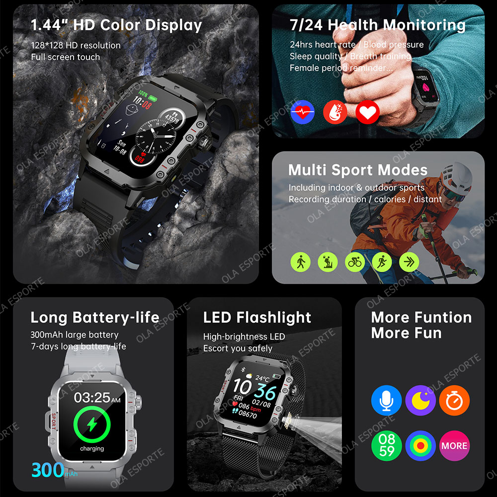 Neue Militärische Smartwatch f – Phase Esports & Gaming Festival Bewertung und Preis